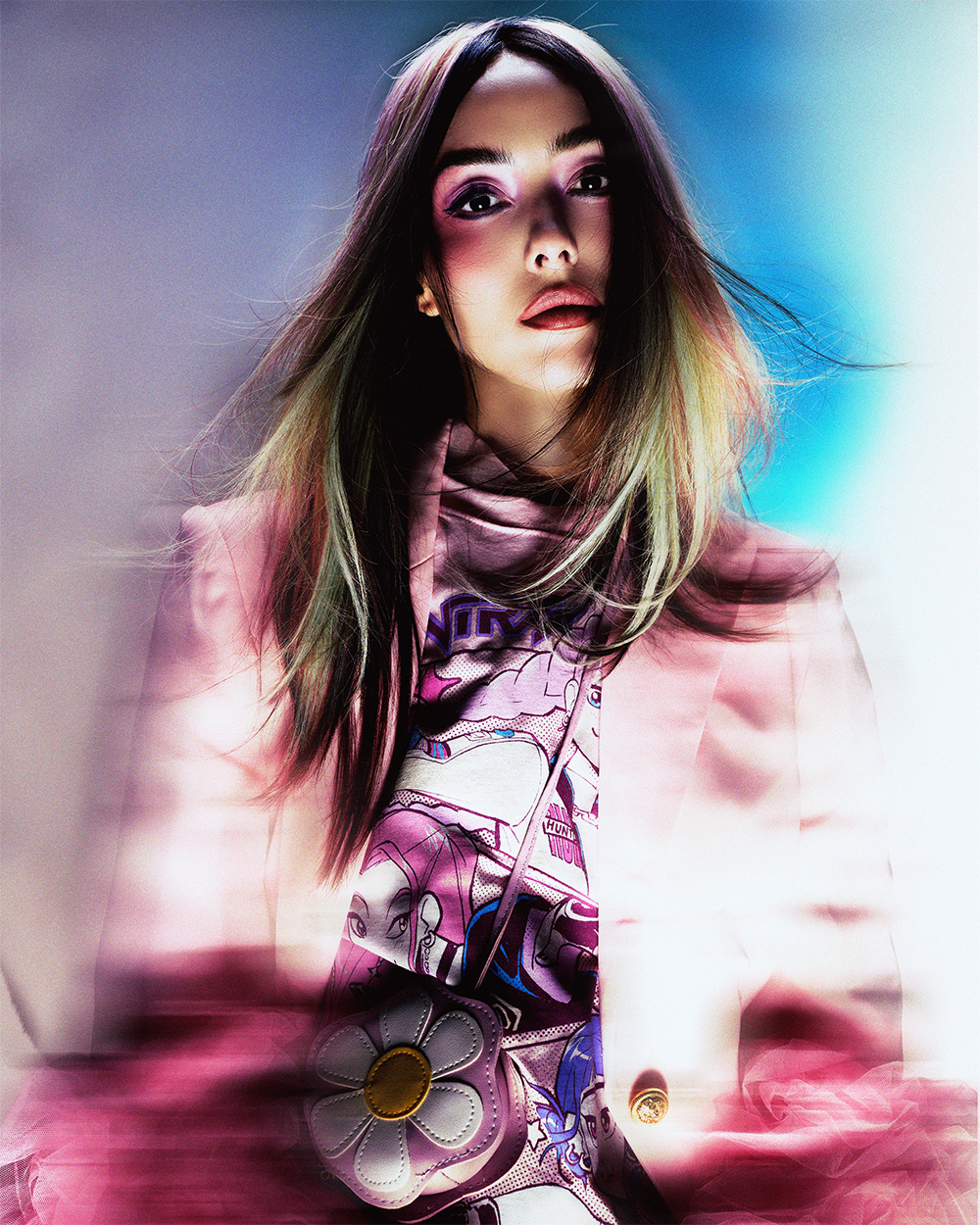 Creative Colour Block Hair - Project Colour 2025 - Harajuku Collection